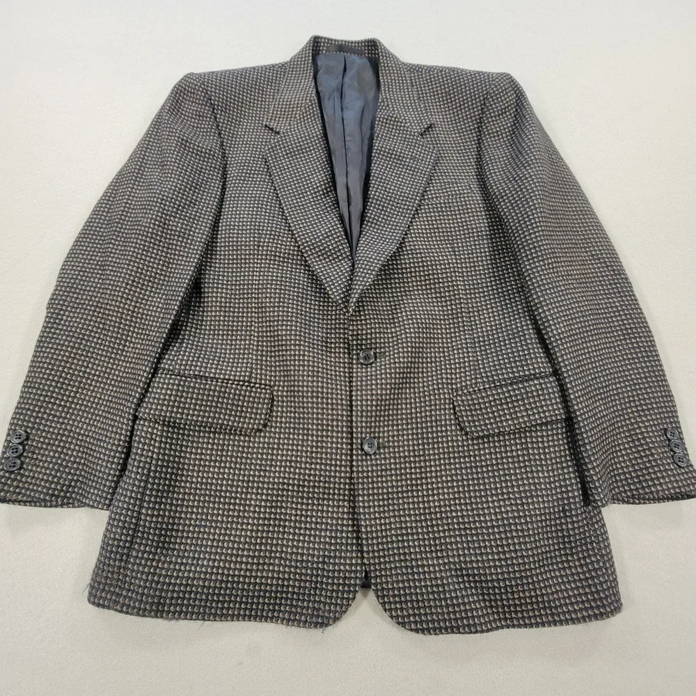 Fioravanti Soft Peruvian Alpaca Blazer Sport Coat Brown Textured Mens 42R Jacket